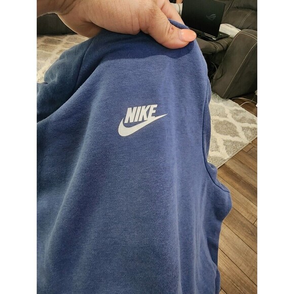 Nike Hoodie Women Size Large LG Blue Cowl Neck GREAT SHAPE - Picture 6 of 6